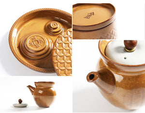 Elements Tea set-Gold