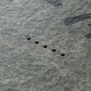 Stone Tea Plate - Calligraphy