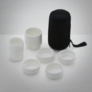 Suet Jade Travel set – Teapot & 4 cups