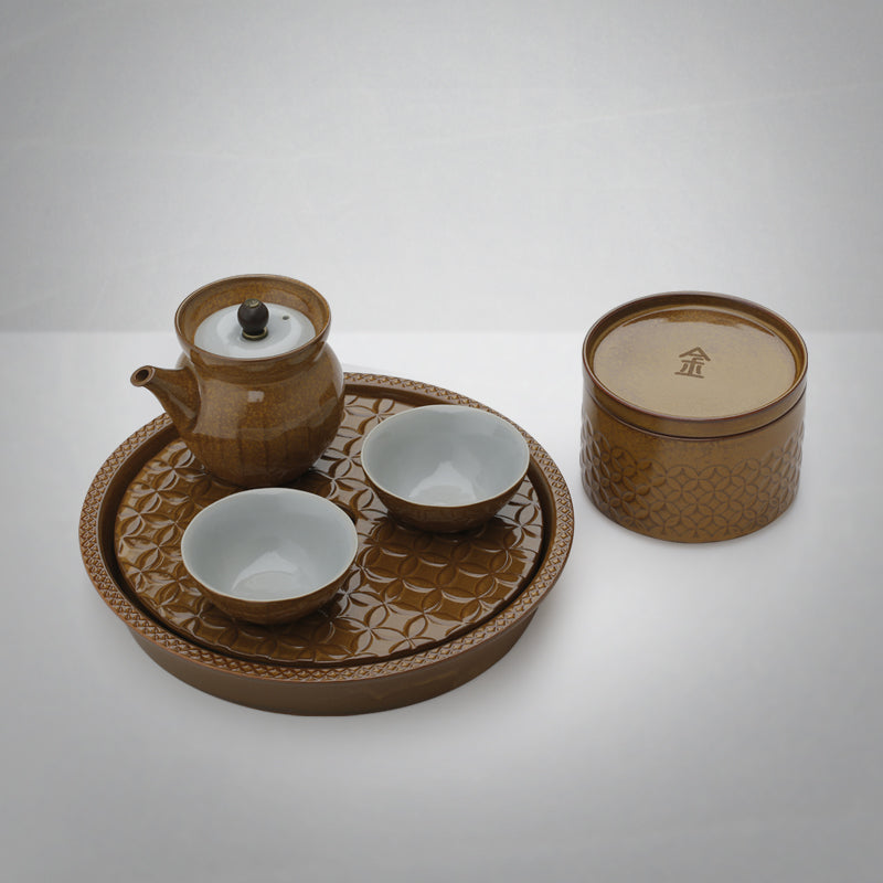 Elements Tea set-Gold